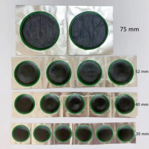 Cold-patching patches for inner and outer tires